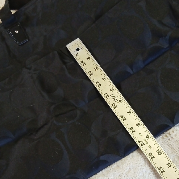 Coach Black Travel Tote and Pouch Set - Picture 8 of 12